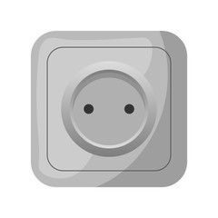 Power socket colorful icon