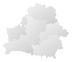 Obraz premium Map - Belarus