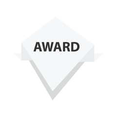 Award Label design White color