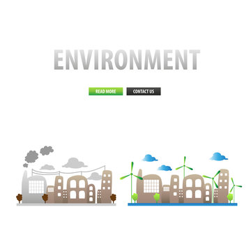 Environment changing world background