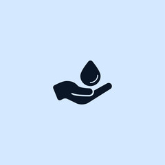 hand and drop icon