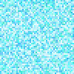 blue vector tiles mosaic background