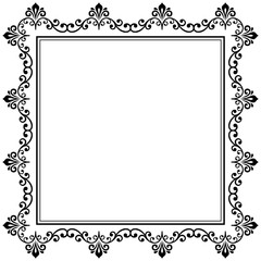 Floral Vector Fine Frame