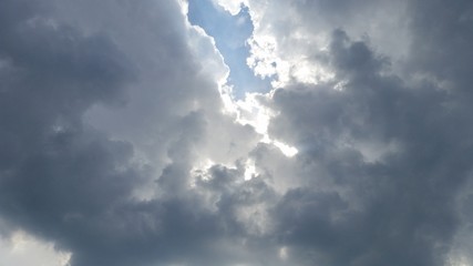 Gewitterwolken am Himmel