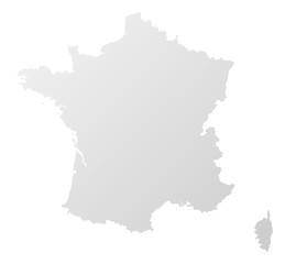 Obraz premium Map - France