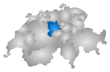Map - Swizerland, Lucerne