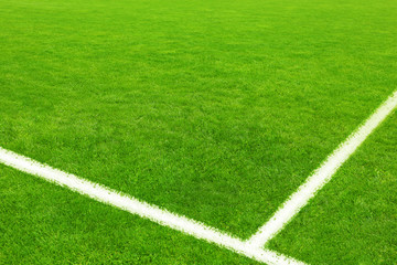 Obraz premium Football field stadium background