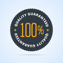 Quality guaranteed badge.