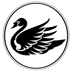 Artistic swan
