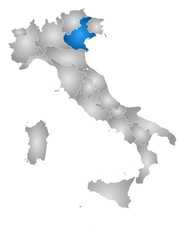 Map - Italy, Veneto