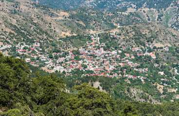 Obraz premium Mountain Village of Pedoulas, Cyprus