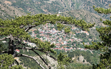 Obraz premium Mountain Village of Pedoulas, Cyprus
