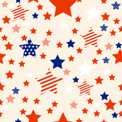 Star seamless background