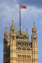 Fototapeta na wymiar Union Flag in London