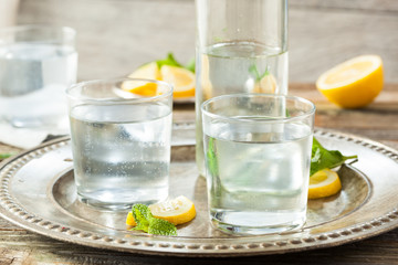 Refreshing Clear Sparkling Water