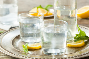 Refreshing Clear Sparkling Water