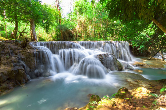 Kuangsi Waterfall, Luang Prabang, Laos