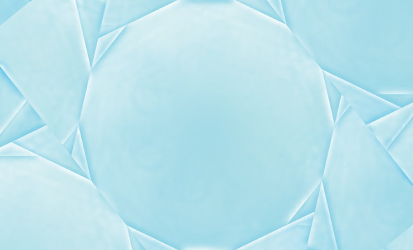 winter ice frozen design light blue