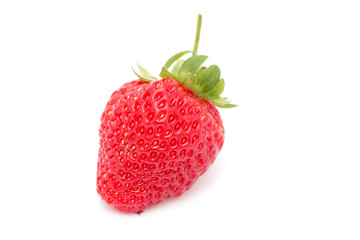 Red berry strawberry isolated on white background