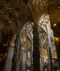 Fototapeta premium interier details of the Monastery or Hieronymites