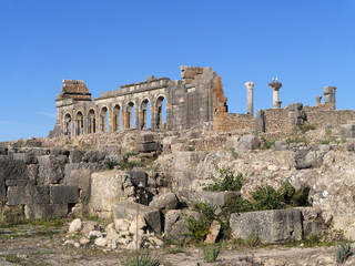 Fototapeta premium Ausgrabungsstätte Volubilis in Marokko