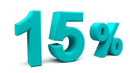 Obraz premium 3D perspective percents