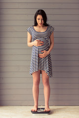 Beautiful pregnant woman