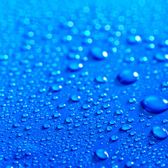 Background texture of glistening water droplets