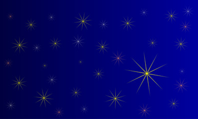 Fototapeta na wymiar blue background with stars,starry sky