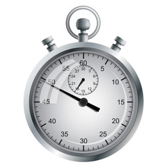 The device for the precise measurement of time intervals. Manual mechanical stopwatch.