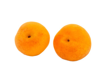 Apricot fruit isolated on white background
