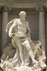 Obraz premium fontana di trevi oceano