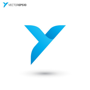 Abstract Letter Y Vector Logo