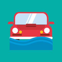 Insurance design. Safety icon. Isolated illustration