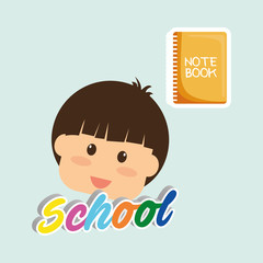 Education design. school icon. isolated illustration , vector
