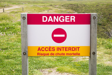 panneau danger