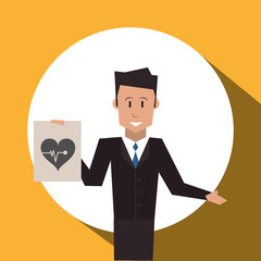 Insurance design. Safety icon. Isolated illustration