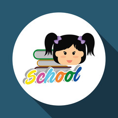 Education design. school icon. isolated illustration , vector
