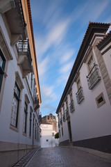 Streets of the old town Faro.