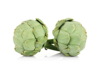 Obraz premium Artichoke isolated on white