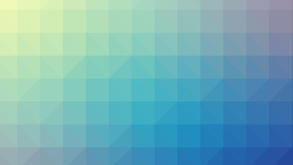 Abstract blue vector gradient lowploly of many triangles background for use in design