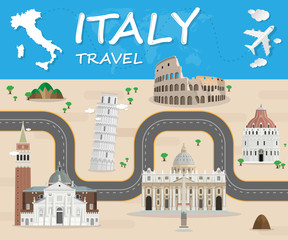 italy travel Icon. travel Icon Vector. travel Icon Art. travel I
