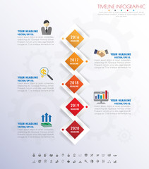 Vector timeline. Timeline Infographic. Company timeline. Timelin