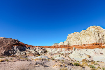 Fototapeta premium Toadstool Trail, near Page, Arizona in the Grand Staircase-Escalante Nat. Mon. 
