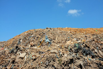 Toxic household trash and hazardous industrial waste contaminates soil and groundwater at the largest, most polluted landfill site on the holiday resort island of Bali, Indonesia.
