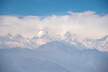 Dhaulagiri berglandschap in Nepal