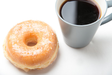 coffee and doughnut