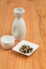 鞍掛豆の塩ゆで
