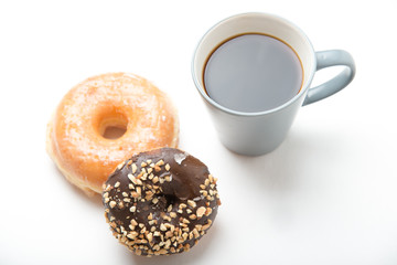 coffee and doughnut