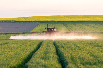 Fototapeta premium Spraying machine
